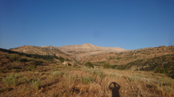 General view from the site towards the east with Mount Sannine in the background